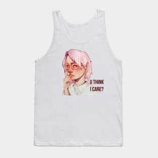 Colored-hair sassy girl Tank Top